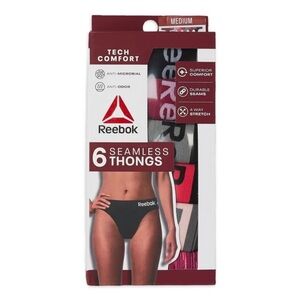 NEW!! Reebok 5 Pack of Thongs